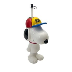 PEANUTS Cedar Point Snoopy Travel Drinking Sip Bottle Cup And Straw